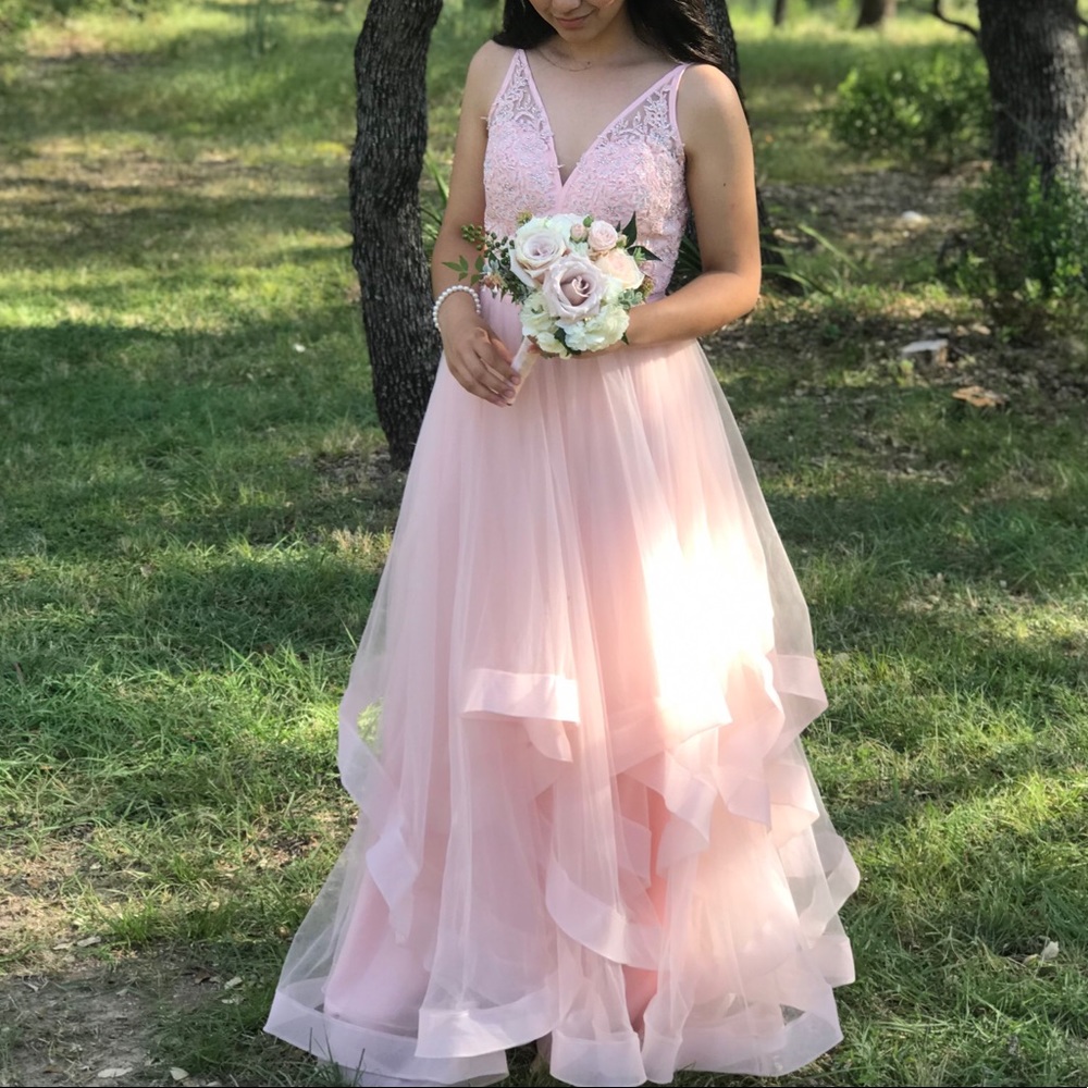 012. Blush Bridesmaid/Prom/Formal